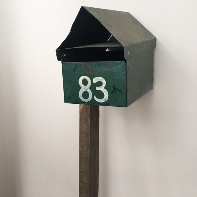 POST BOX, Green Triangular Top No. 83